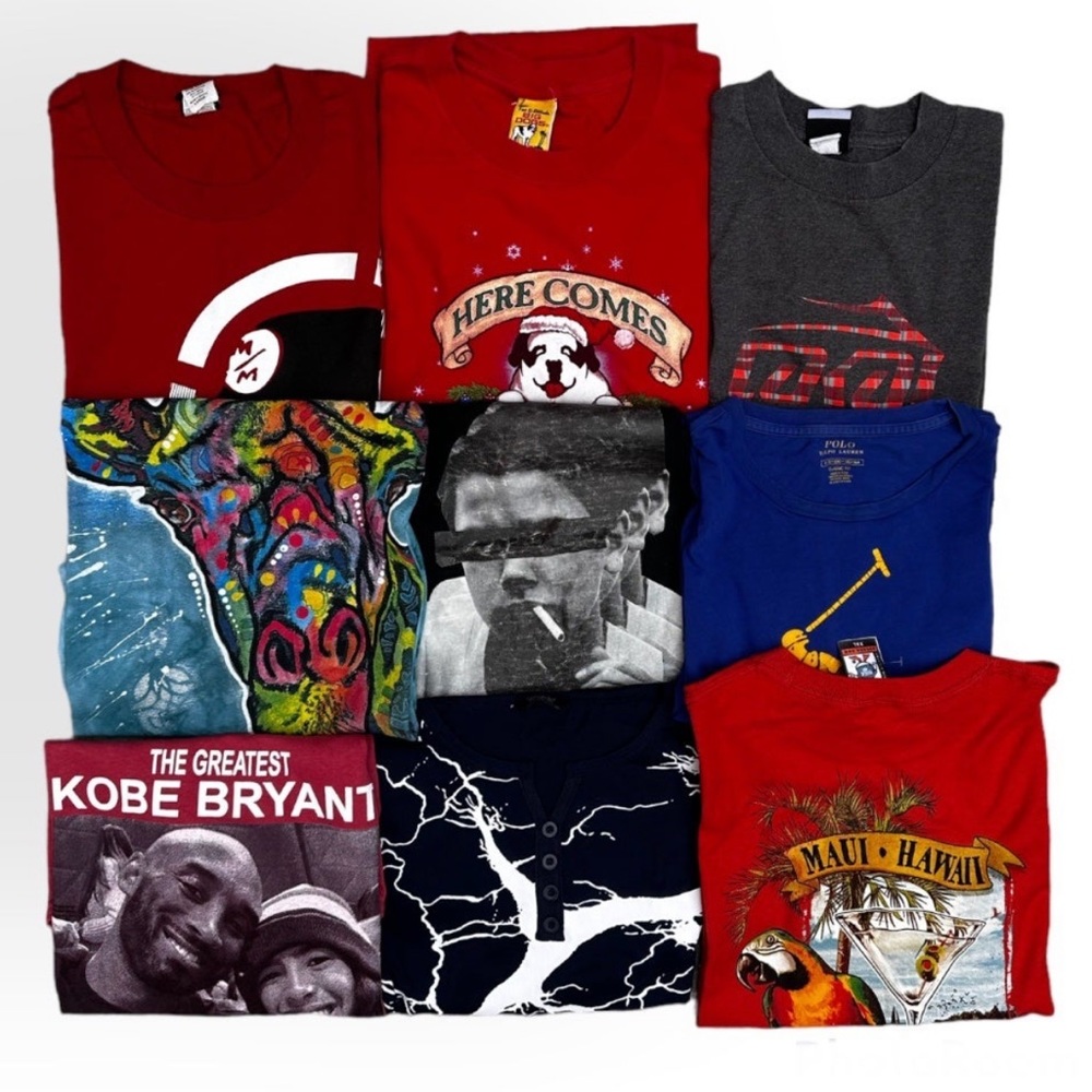 9 Tee Reseller Bundle T Shirt Lot Bug Dogs Metal Mulisha